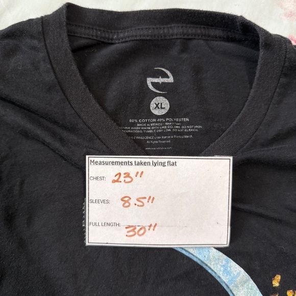 Evanescence 2018 Tour T shirt- XL - Picture 4 of 5